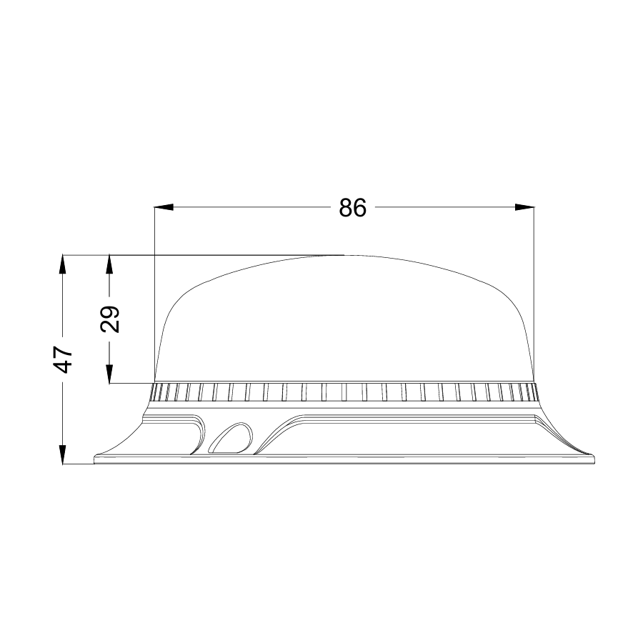 10 - 110v low profile mini fork truck beaconLED BeaconLW0051TruckLEDSRH Lighting