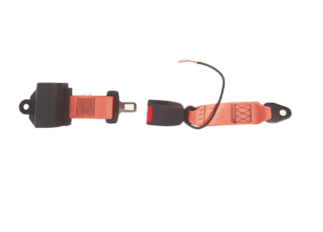 1150mm long orange 2 point lap belt with electrical connectionAccessorySBLT - 105AVSSRH Lighting