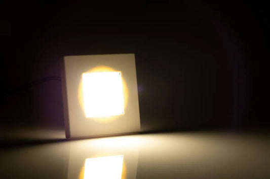 21 - LED interior lamp, square with replaceable frame, silver colour.Interior lightFT - 147 SFristomSRH Lighting