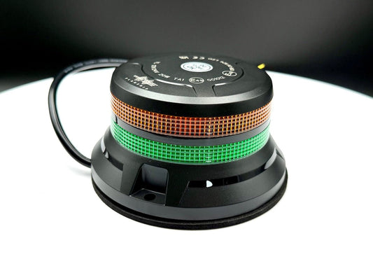 233 Series dual colour (amber/green) beacon "Flagship" BrandLED Beacon233 - 3B - AGVSWDSRH Lighting
