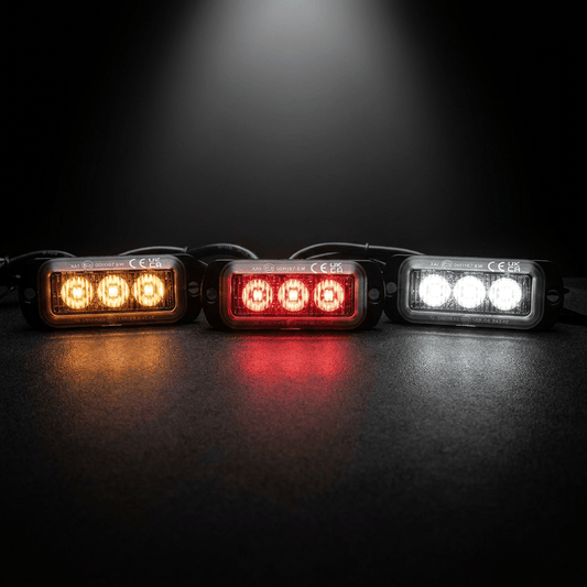 3H709 3 - way LED hazard warning lightLED warning light3H709-AVSWDSRH Lighting
