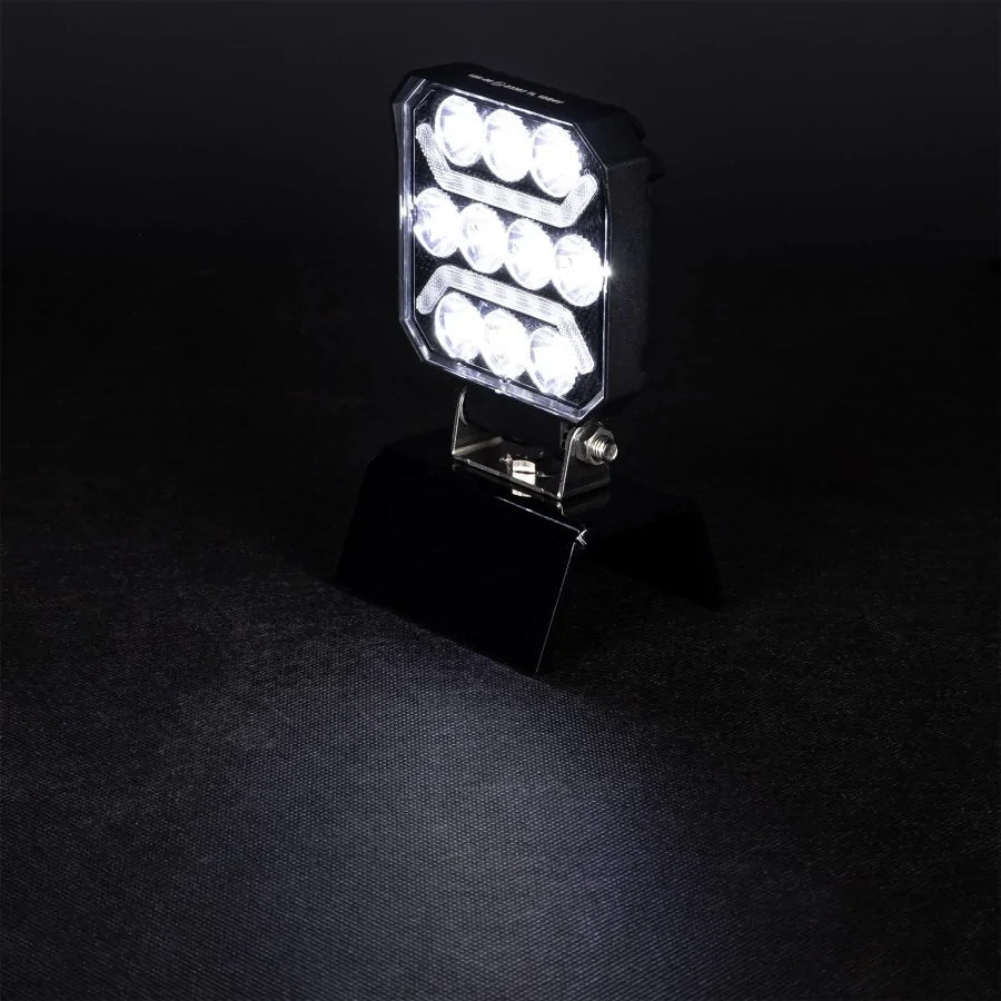 4" LED work light with amber and white position lightsLED work lightL0185TruckLEDSRH Lighting