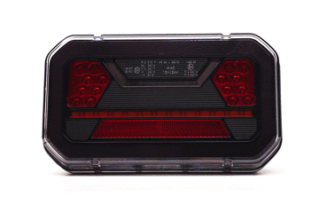 WAS W299 LED Multifunction Rear Lamps (BLACK)