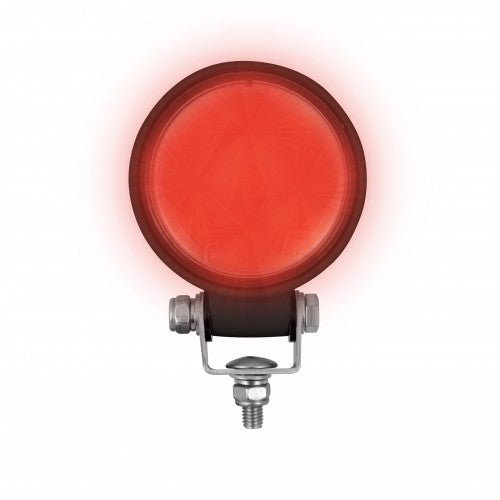 Compact Round Work Lamp – Red OutputLED work light8312BMRLED AutolampsSRH Lighting