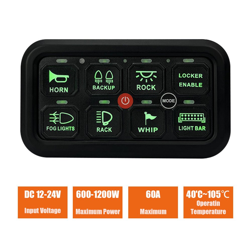 Digital / Programmable Switch Panel ControllerAccessorySW12BTSRH LightingSRH Lighting