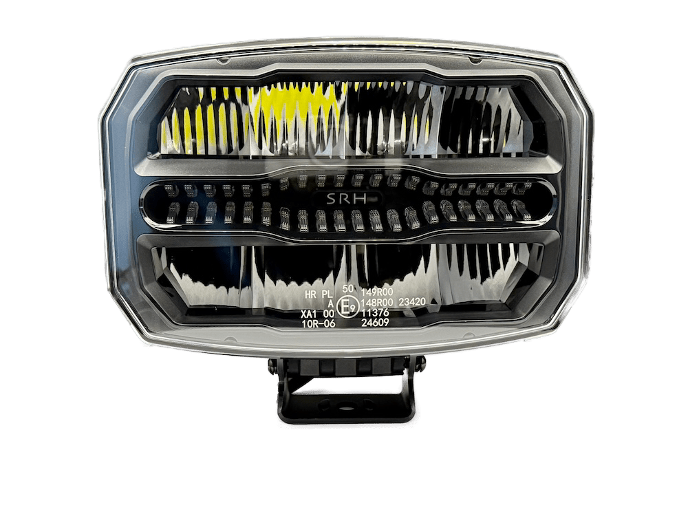 FIRESTORM driving light with dual colour side light, R65 hazard and Dynamic start - upDriving Light2049WSRH LightingSRH Lighting