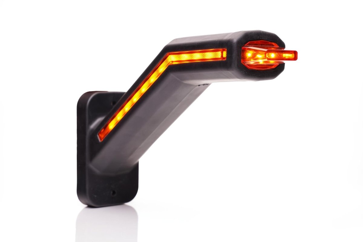 Front - rear end - outline and side marker lamp with side indicatorLED Outline marker light2074 LWASSRH Lighting