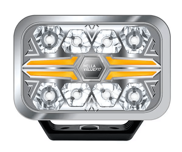 Hella Valuefit Blade Rectangular 9 in. Upright MountDriving Light1FJ 357 199 - 001HellaSRH Lighting