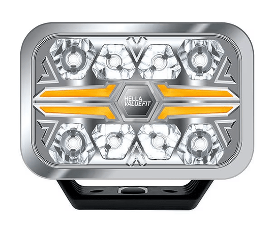 Hella Valuefit Blade Rectangular 9 in. Upright MountDriving Light1FJ 357 199 - 001HellaSRH Lighting