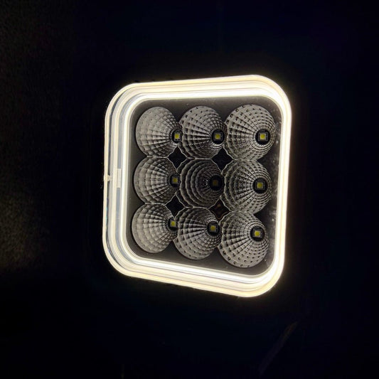 INFINITY 4" Square flood light with dual colour position lightsLED work lightSRH LightingSRH Lighting