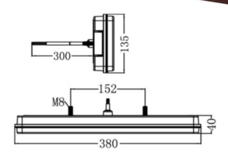 KMR7 Rear combination light 12/24v 140 LED'sLED Rear LightL1953TruckLEDSRH Lighting
