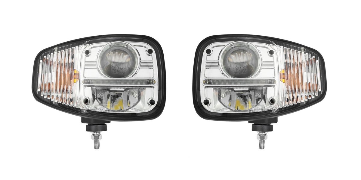 LED Auxiliary headlight assembly with DRL lightAuxiliary Headlamp9102 - 82WSRH LightingSRH Lighting