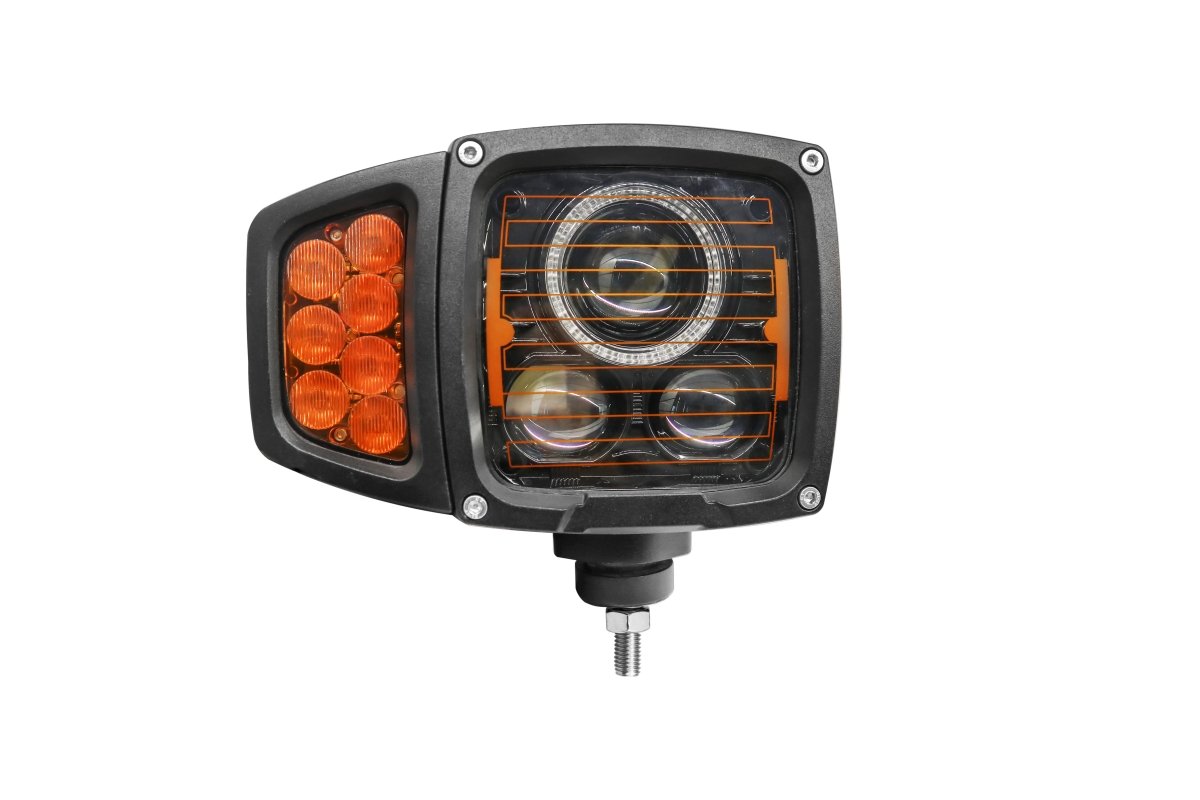 LED Auxiliary headlight assembly with heated lens9127SRH LightingSRH Lighting