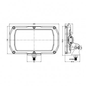 LED Heavy duty industrial interior lightInterior light8541SRH LightingSRH Lighting