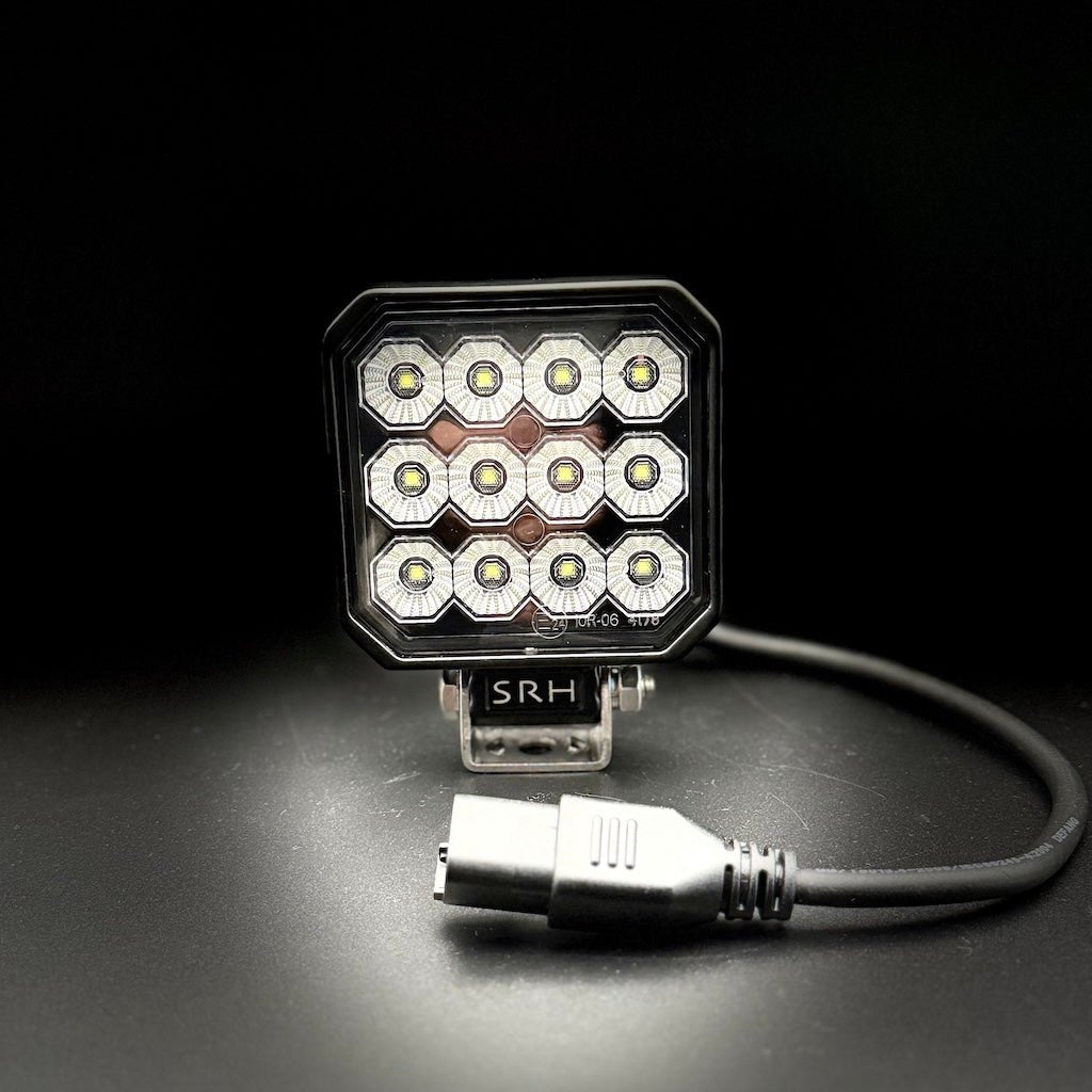 Lunar 3" Square LED Work Light 12v 24vLuna Series Work Light2100-24TCSSRH LightingSRH Lighting