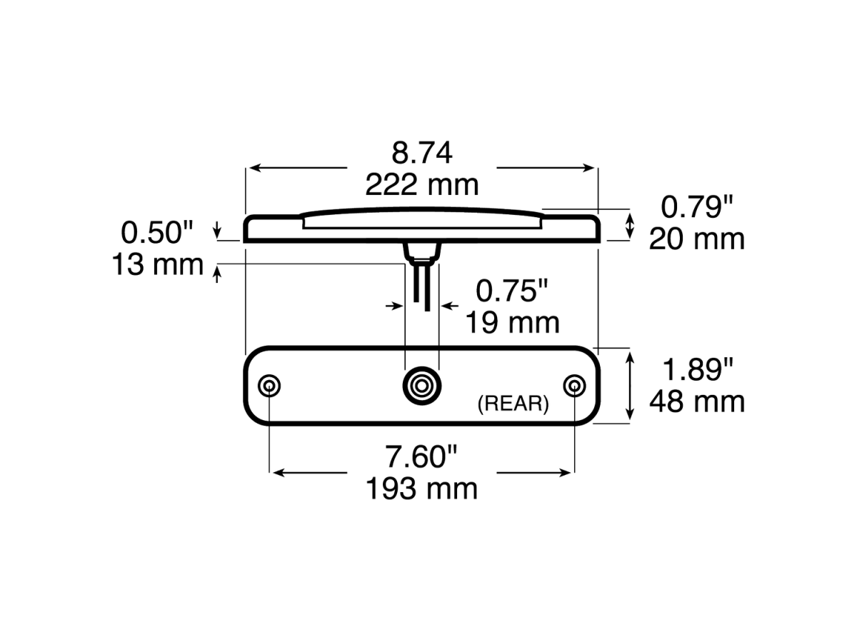 Peterson Europe 2291A - R Stop/Position/Indicator LightLED Rear LightPM - 2291A - RPeterson EuropeSRH Lighting