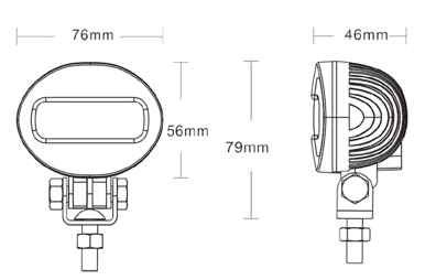 Safety exclusion zone lighting LINESafety Zone lightFLT621 - RVSWDSRH Lighting