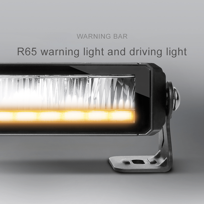 Solaris Safe Guard R65 warning light and driving light barDual function driving light bar3008L - 12SRH LightingSRH Lighting
