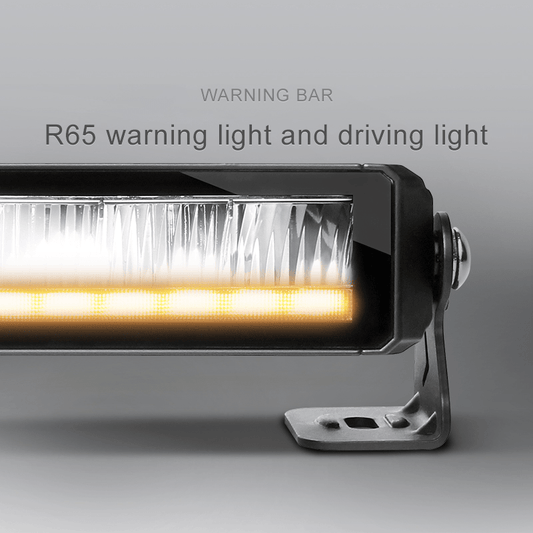 Solaris Safe Guard R65 warning light and driving light barDual function driving light bar3008L - 12SRH LightingSRH Lighting