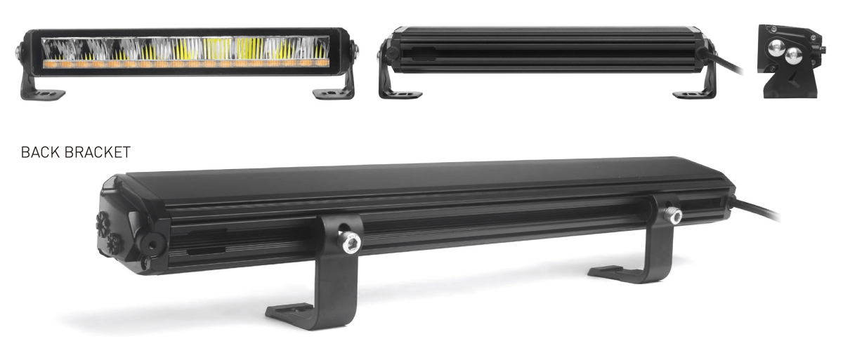 Solaris Safe Guard R65 warning light and driving light barDual function driving light bar3008L - 12SRH LightingSRH Lighting