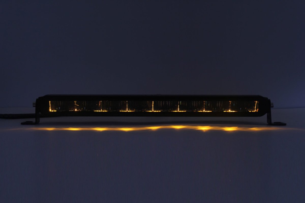 SOLO LED Slim Single Row Light Bar Amber Position7 " - 20"2006W - 16SRH LightingSRH Lighting