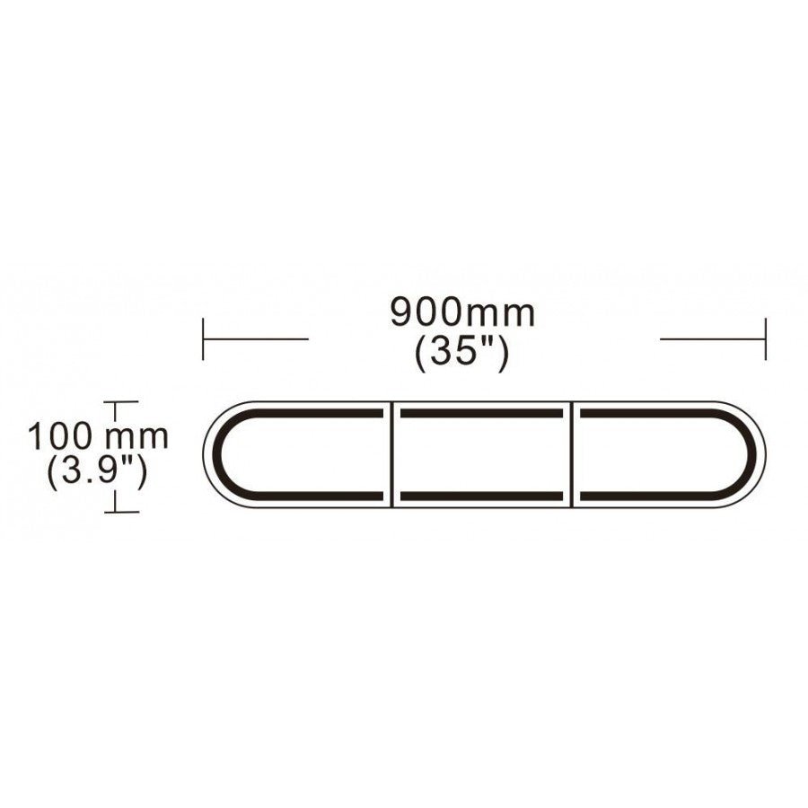 Super Slim light bar 900mmSize 601 - 1200mmBLK0058TruckLEDSRH Lighting