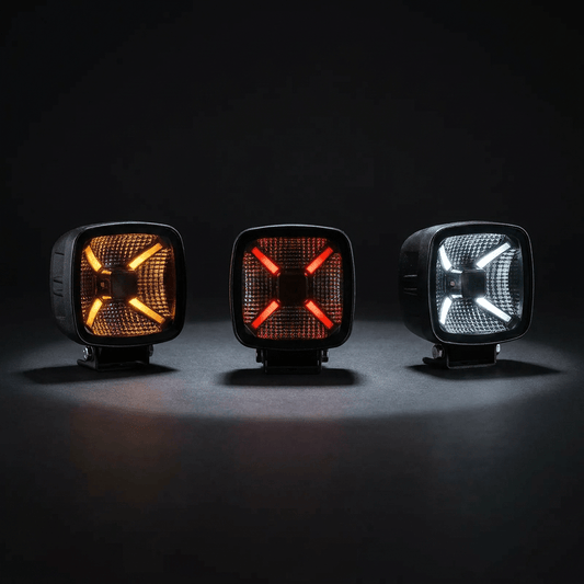 TRITON work light with tri - colour position, a Vertex Series LightLED work lightG23304SRH LightingSRH Lighting