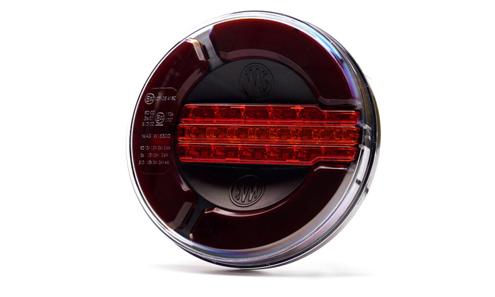 WAS W153 DD Rear stop tail dynamic indicator BlackLED Rear LightWASSRH Lighting
