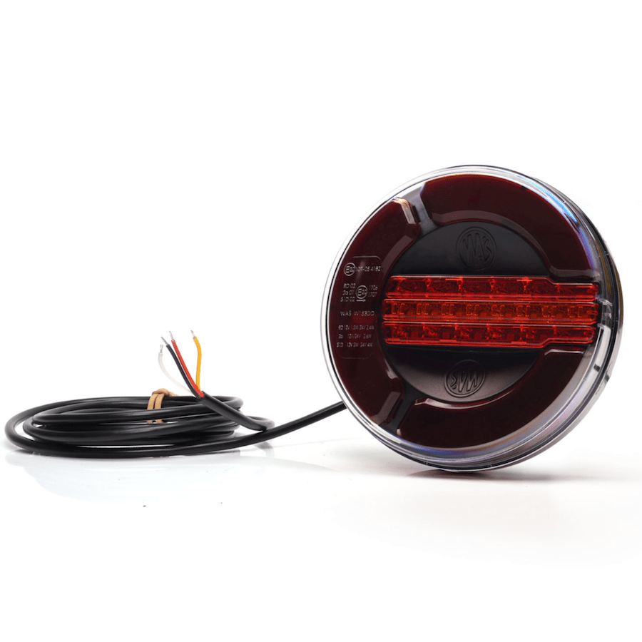 WAS W153 DD Rear stop tail dynamic indicator BlackLED Rear LightWASSRH Lighting