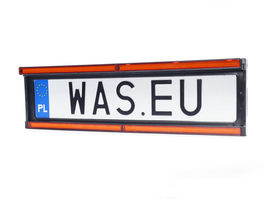 WAS W253 Front number plate holder with hazard warningLED warning light2214WASSRH Lighting