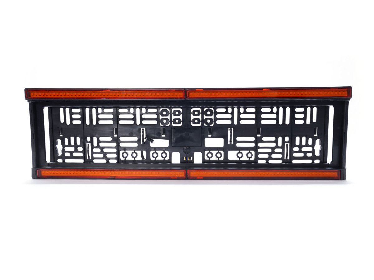 WAS W253 Front number plate holder with hazard warningLED warning light2214WASSRH Lighting