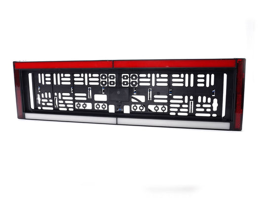 WAS W253 Rear number plate holder with Stop and Reverse + reflectorsLED warning light2214WASSRH Lighting