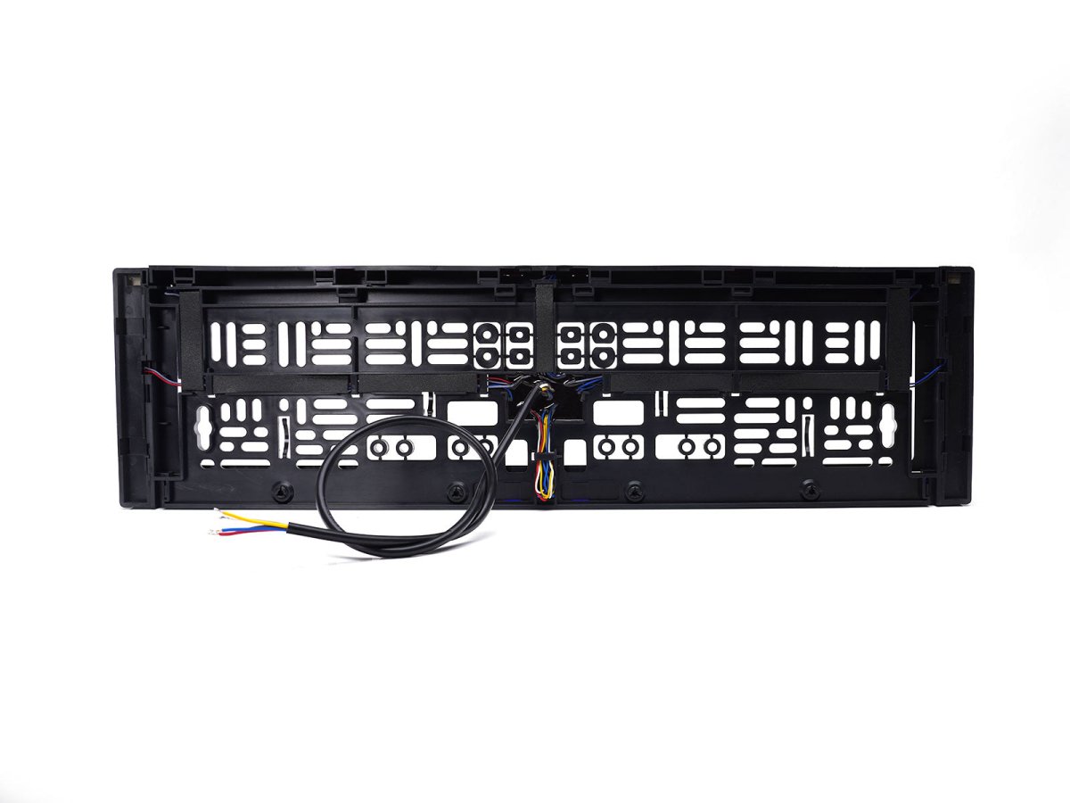 WAS W253 Rear number plate holder with Stop, reverse & warning lightsLED warning light2109WASSRH Lighting