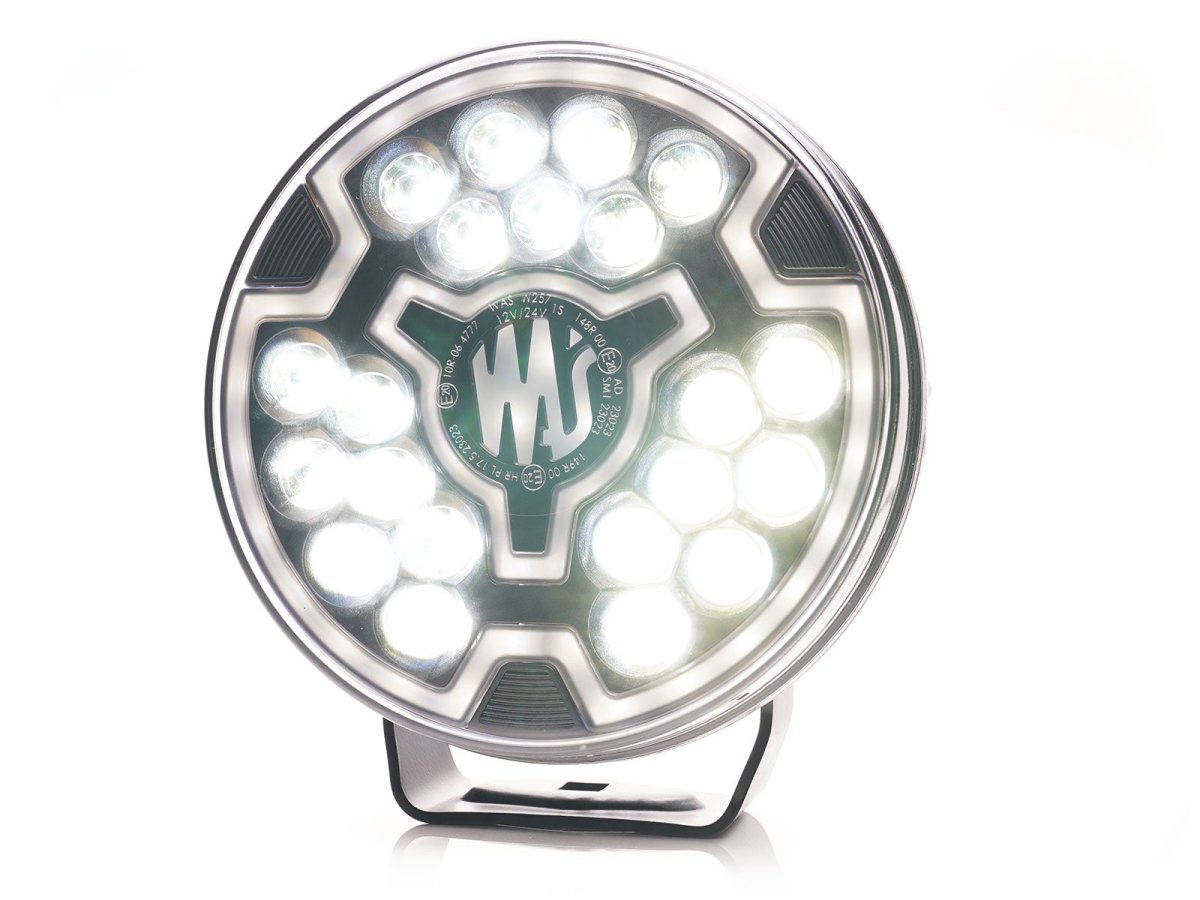 WAS W257 Driving light with position BLACKDriving Light2176 BLACKWASSRH Lighting