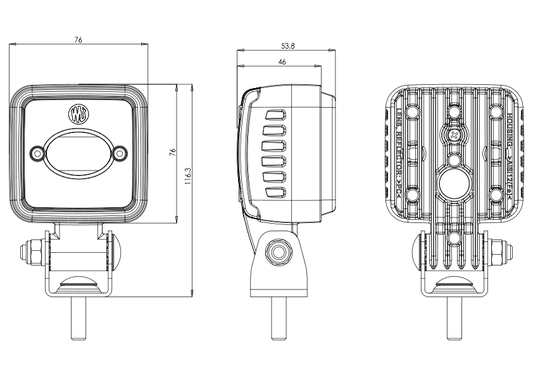 WAS W266 Safety exclusion zone lighting LINESafety Zone light2242WASSRH Lighting