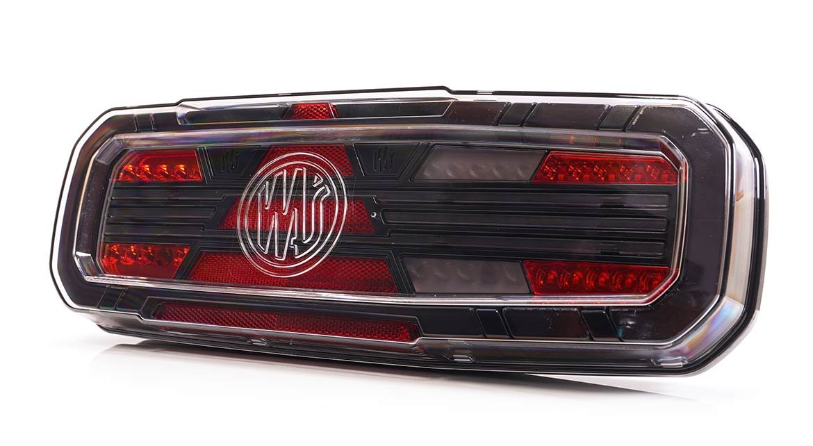 WAS W277 Rear trailer Light with line indicator2368 L BLACK SCHLWASSRH Lighting