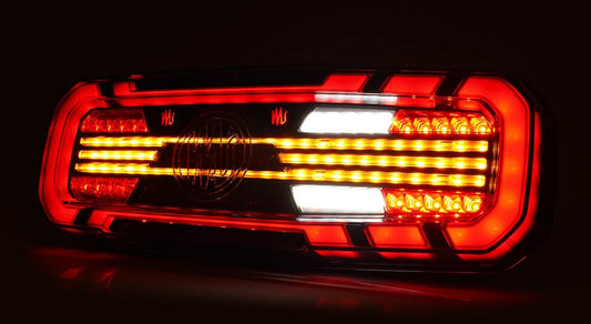 WAS W277 Rear trailer Light with line indicator2368 L BLACK SCHLWASSRH Lighting