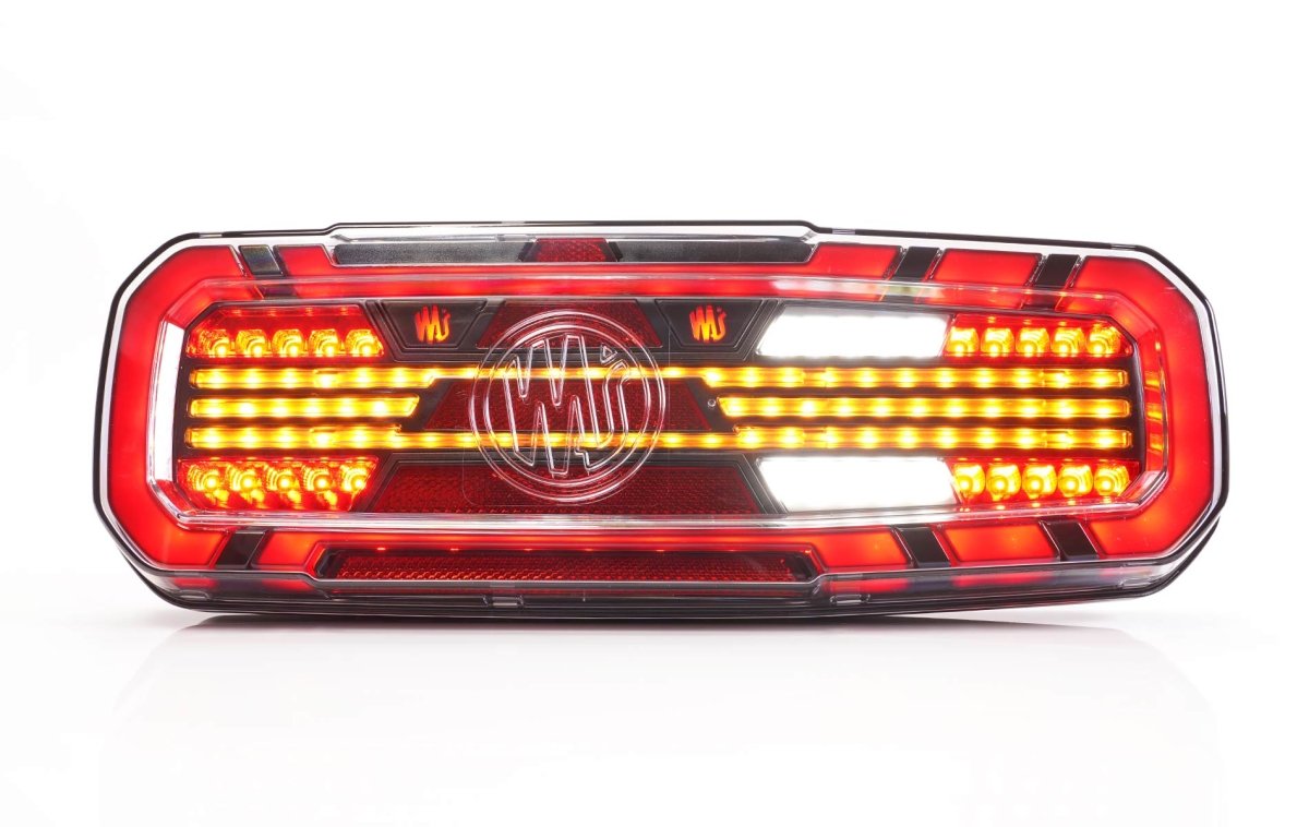 WAS W277 Rear trailer Light with line indicator2368 L BLACK SCHLWASSRH Lighting