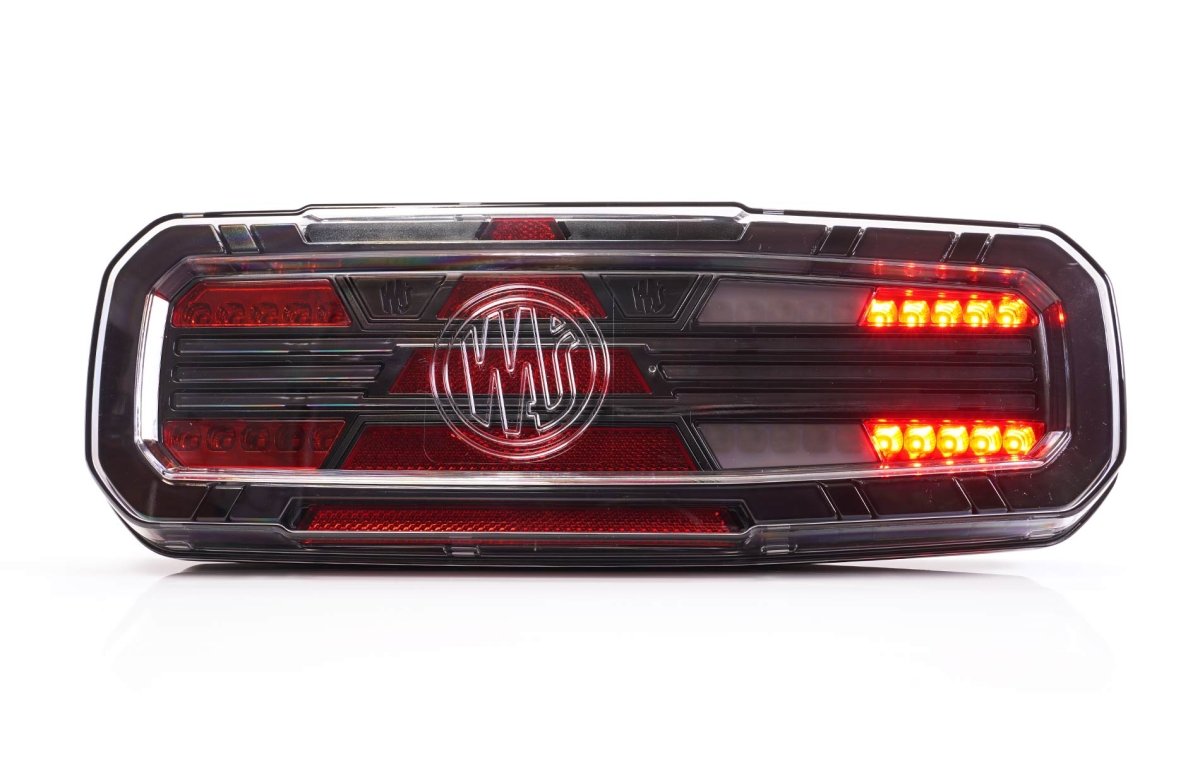 WAS W277 Rear trailer Light with line indicator2368 L BLACK SCHLWASSRH Lighting