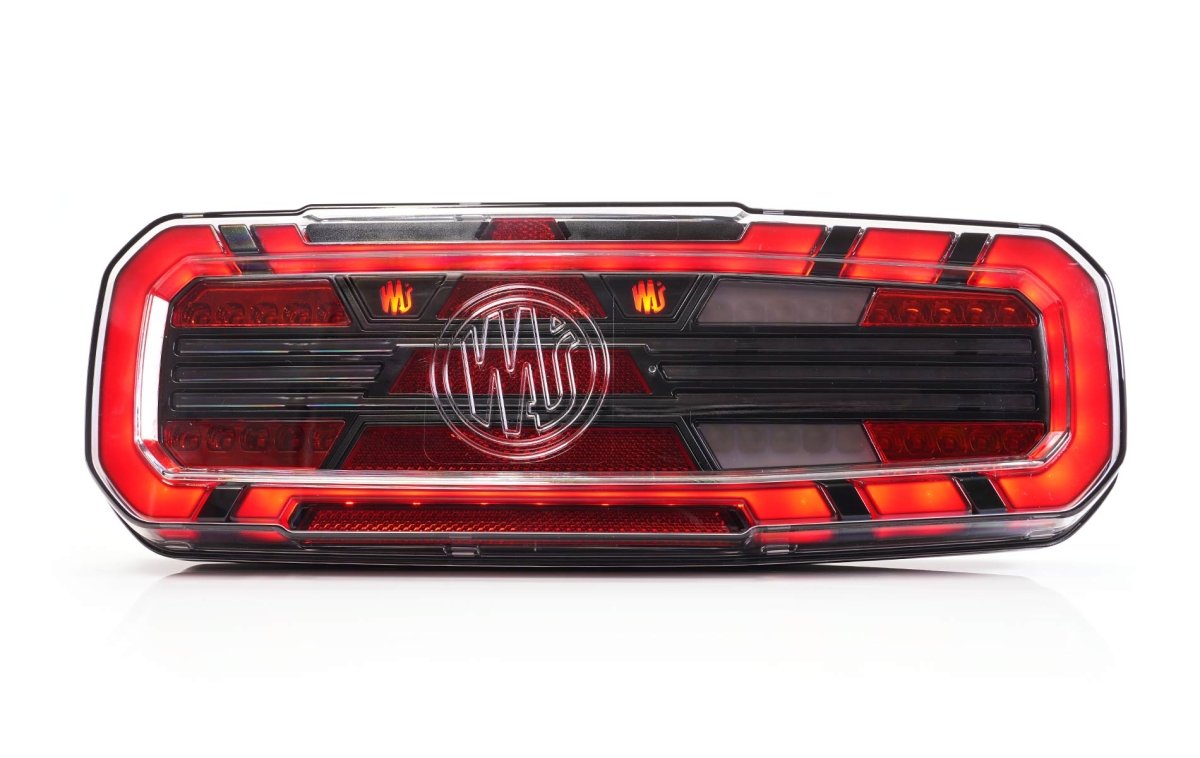 WAS W277 Rear trailer Light with line indicator2368 L BLACK SCHLWASSRH Lighting