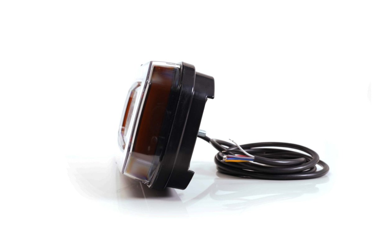 WAS W277 trailer Light with ring indicatorStop, tail, dynamic indicator, reverse, rear fog2376 L BLACK SCHLWASSRH Lighting