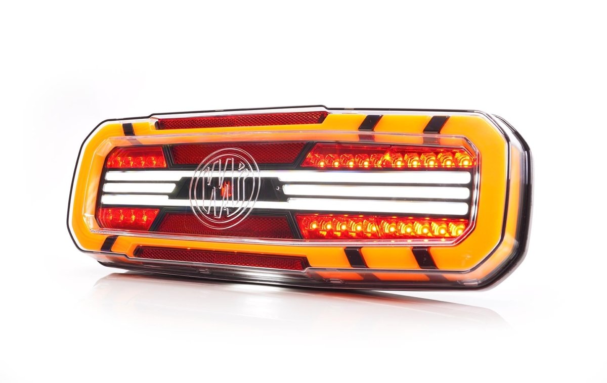 WAS W278 Rear truck Light with ring indicatorStop, tail, indicator, reverse, rear fog2392 L NW BLACKWASSRH Lighting