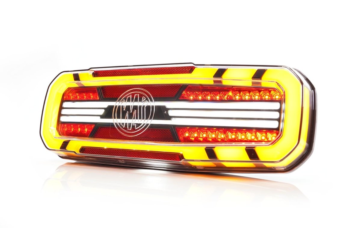 WAS W278 Rear truck Light with ring indicatorStop, tail, indicator, reverse, rear fog2392 L NW BLACKWASSRH Lighting