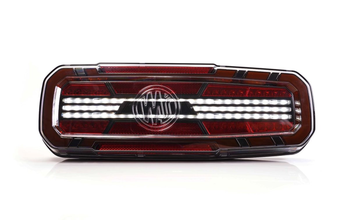 WAS W278 Rear truck Light with ring indicatorStop, tail, indicator, reverse, rear fog2392 L NW BLACKWASSRH Lighting