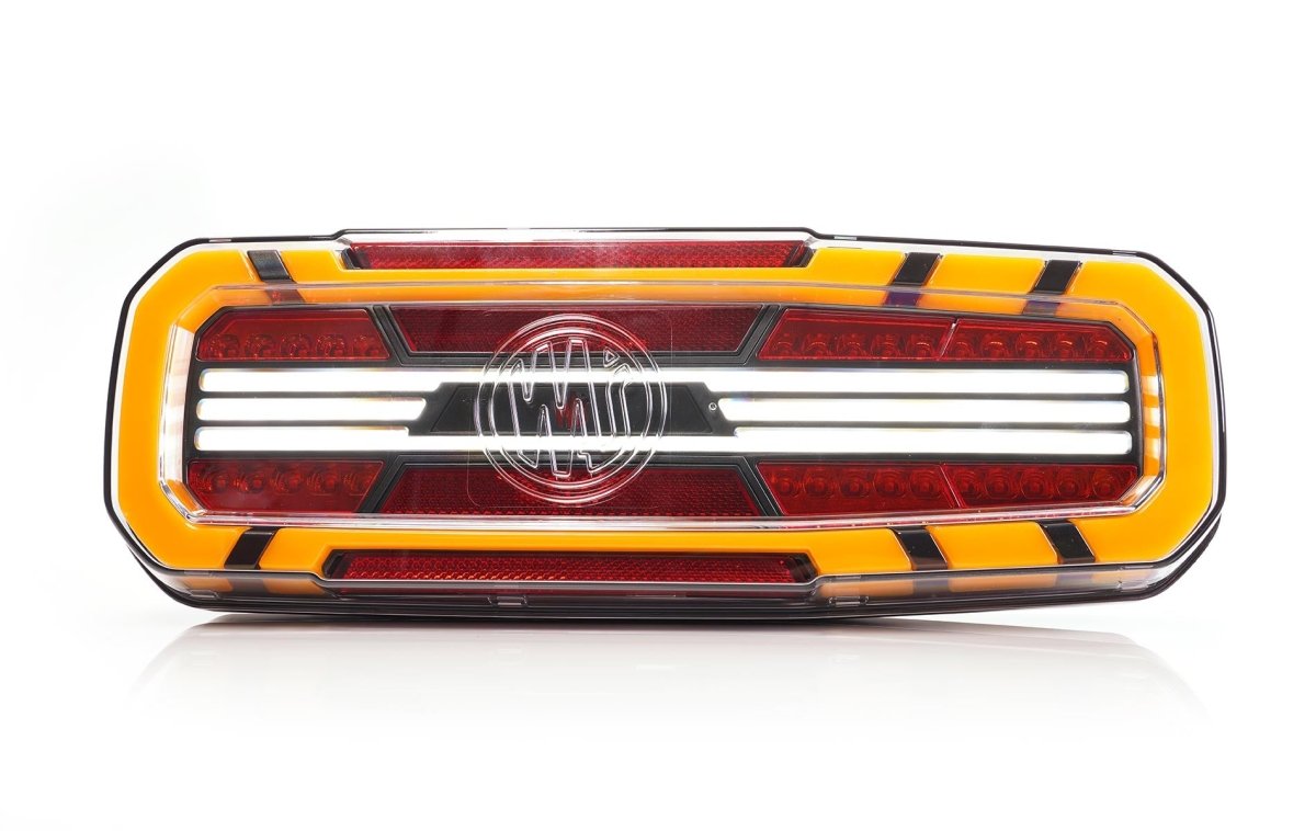 WAS W278 Rear truck Light with ring indicatorStop, tail, indicator, reverse, rear fog2392 L NW BLACKWASSRH Lighting