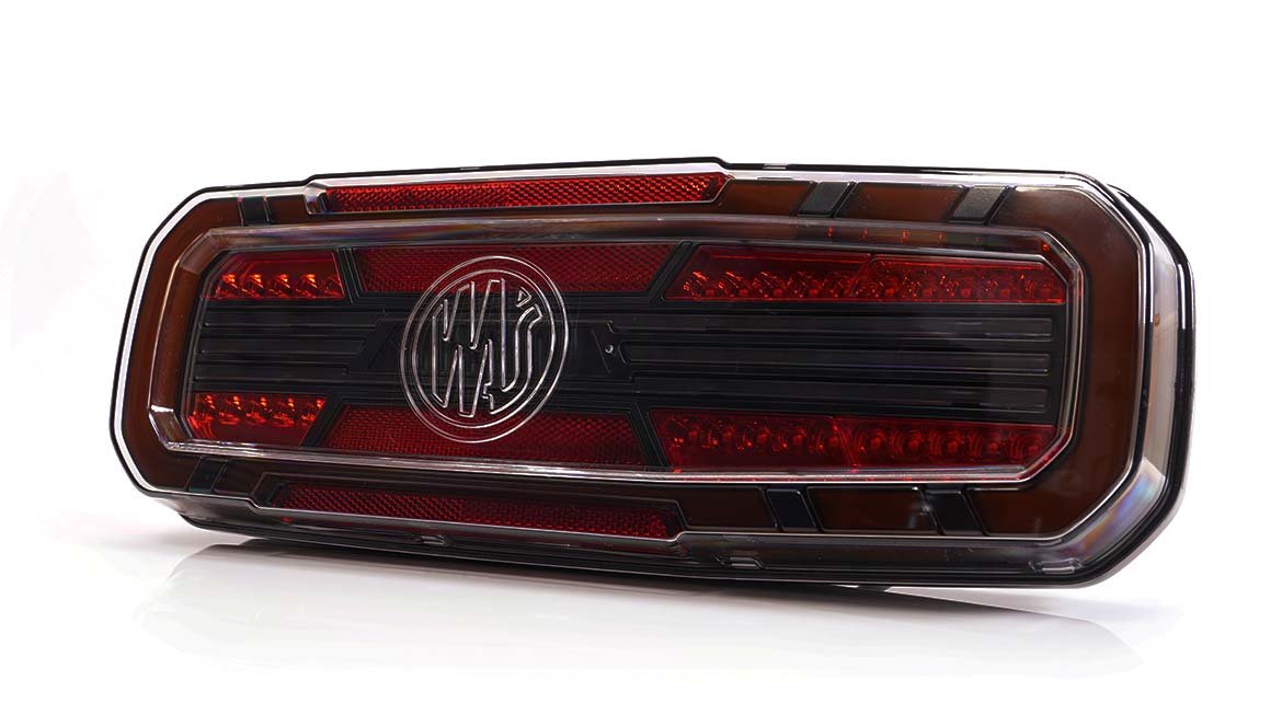 WAS W278 Rear truck Light with ring indicatorStop, tail, indicator, reverse, rear fog2392 L NW BLACKWASSRH Lighting