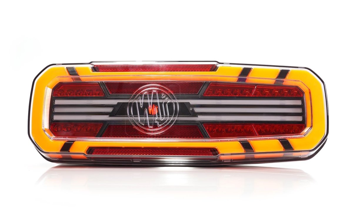 WAS W278 Rear truck Light with ring indicatorStop, tail, indicator, reverse, rear fog2392 L NW BLACKWASSRH Lighting