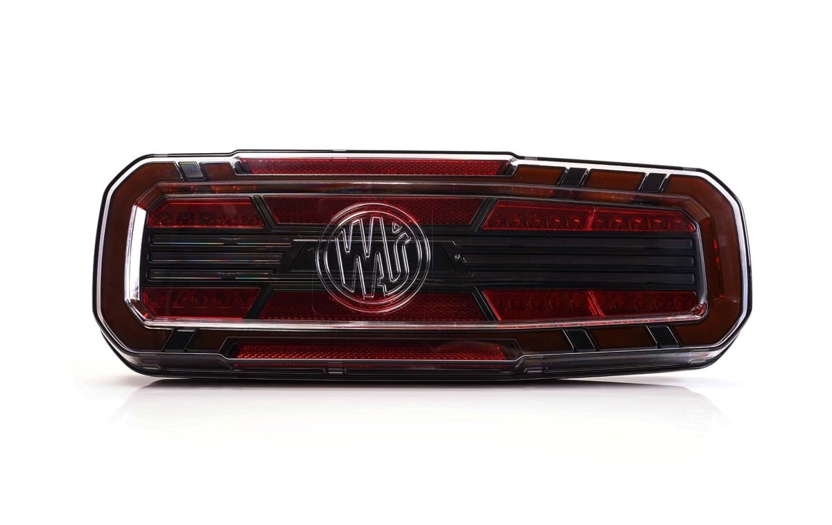 WAS W278 Rear truck Light with ring indicatorStop, tail, indicator, reverse, rear fog2392 L NW BLACKWASSRH Lighting