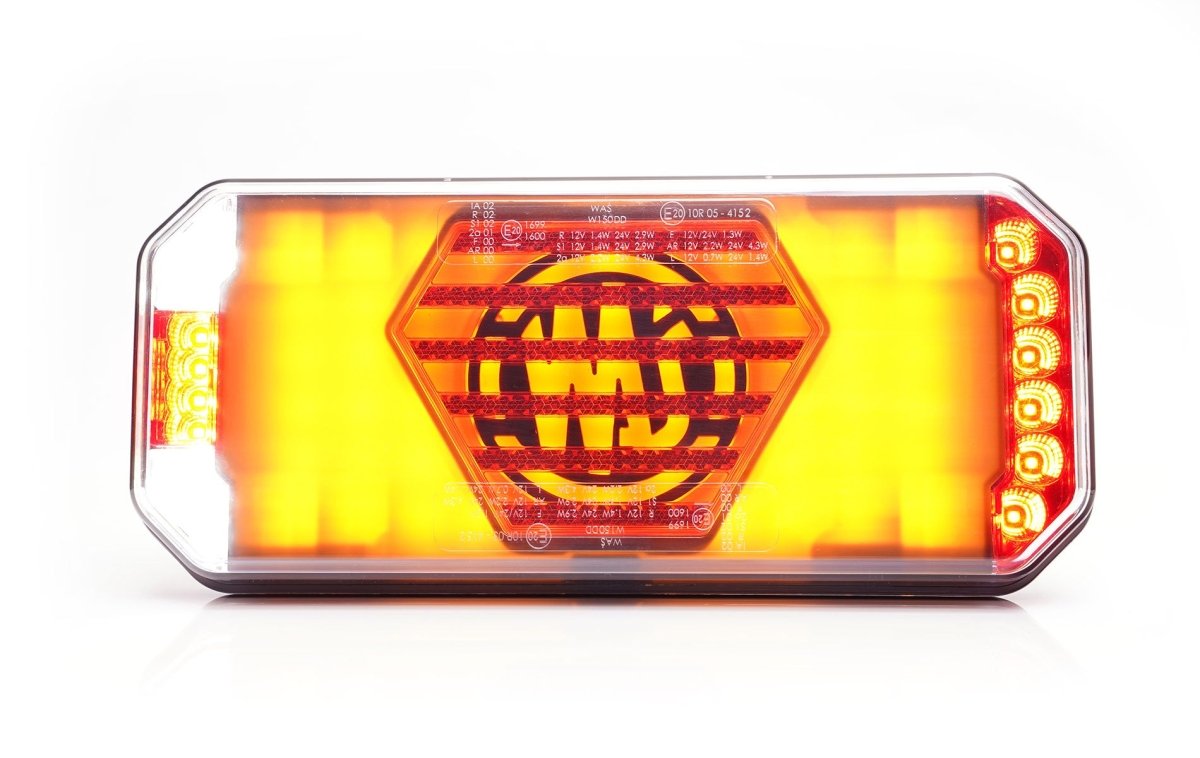 WAS W279 BLACK Stop, tail, indicator, reverse, rear fog2480L BLACKWASSRH Lighting