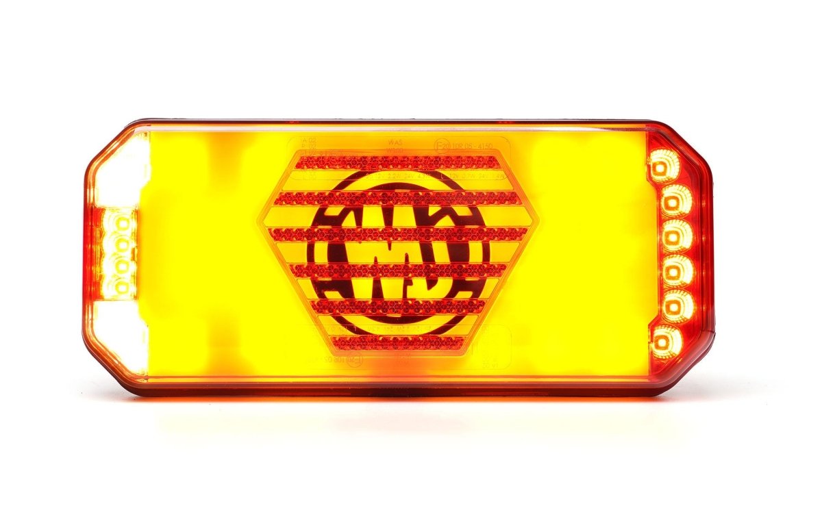 WAS W279 "RED" Stop, tail, dynamic indicator, reverse, rear fog2488L DD REDWASSRH Lighting